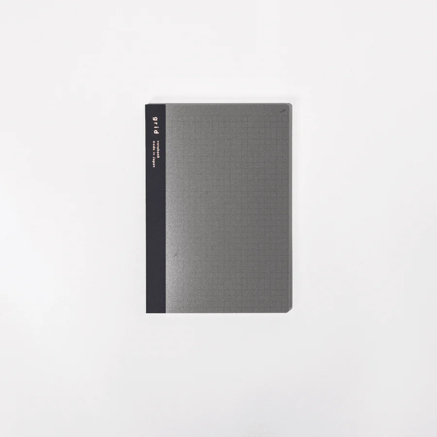 Daigo isshoni. Grid Notebook / B6 / Black