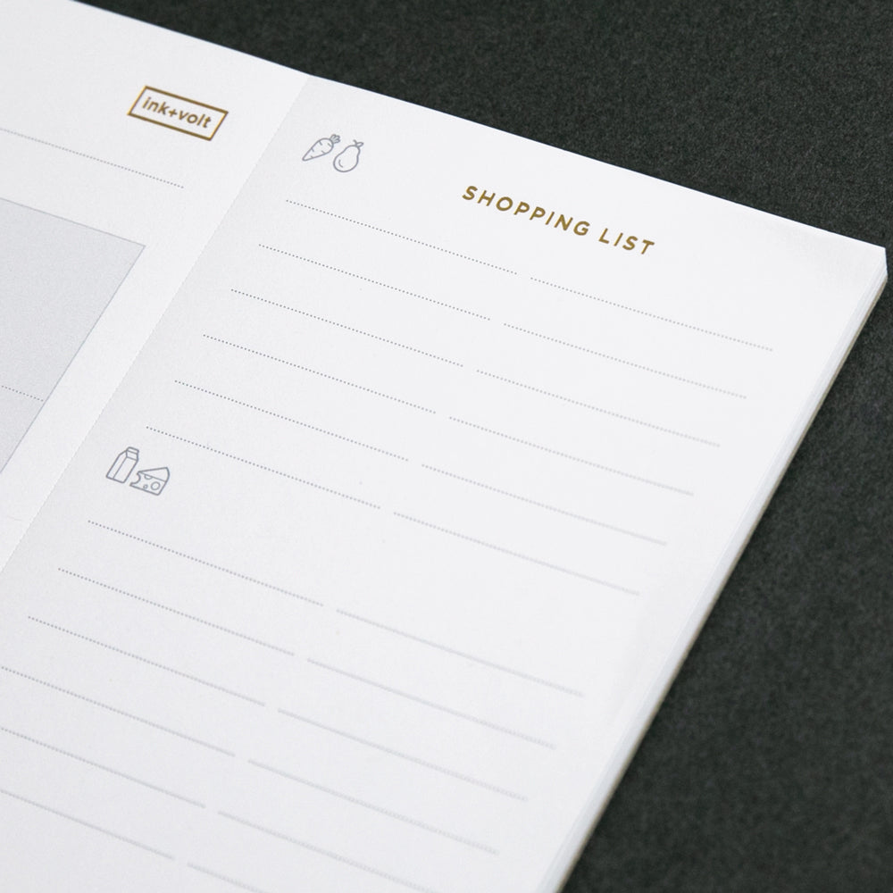 Meal Planning Pad
