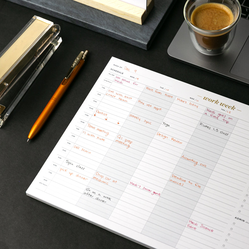 Work Week Deskpad