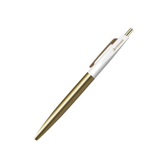 Anterique Brass Ballpoint Pen / Snow