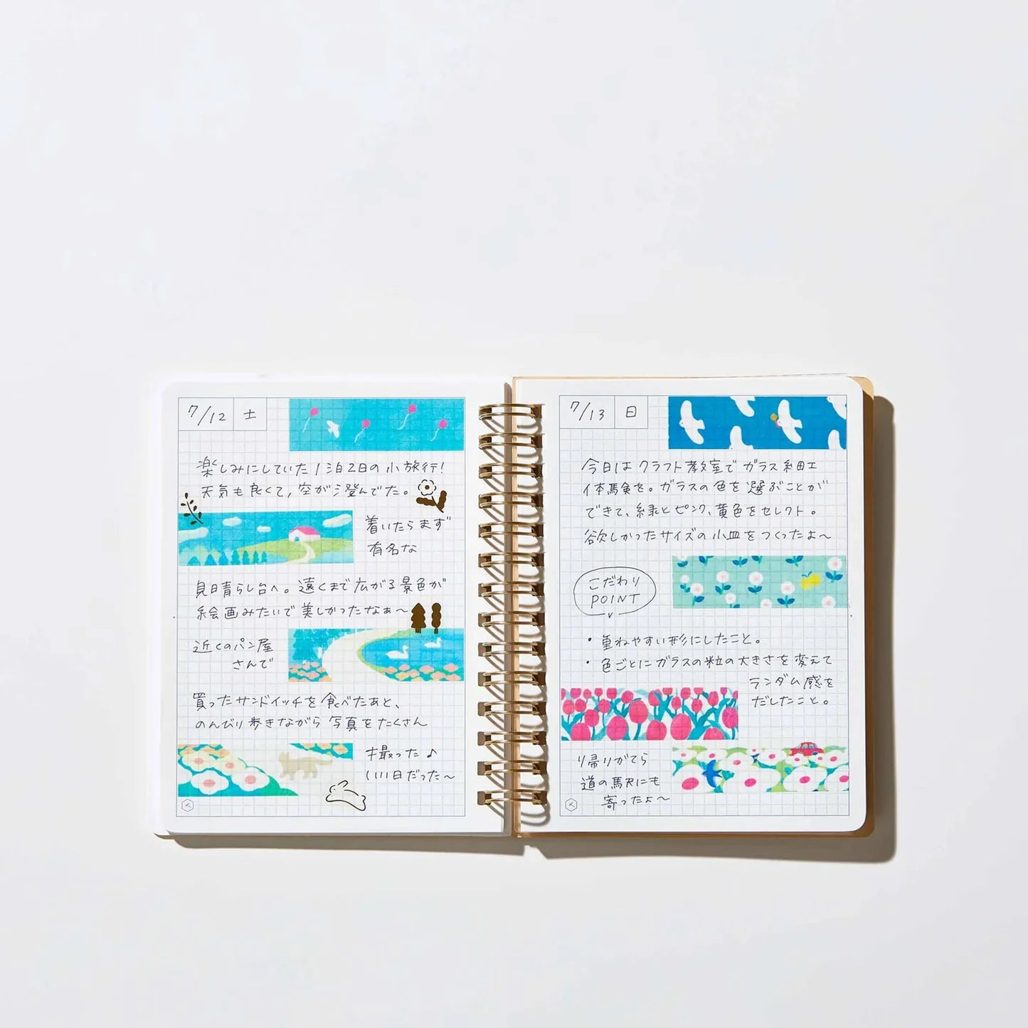 HITOTOKI KITTA Washi Tape Book / Fuukei