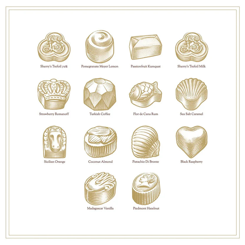 12pc Louis Sherry Traditional Truffles: Gracie Studio Gracie Square