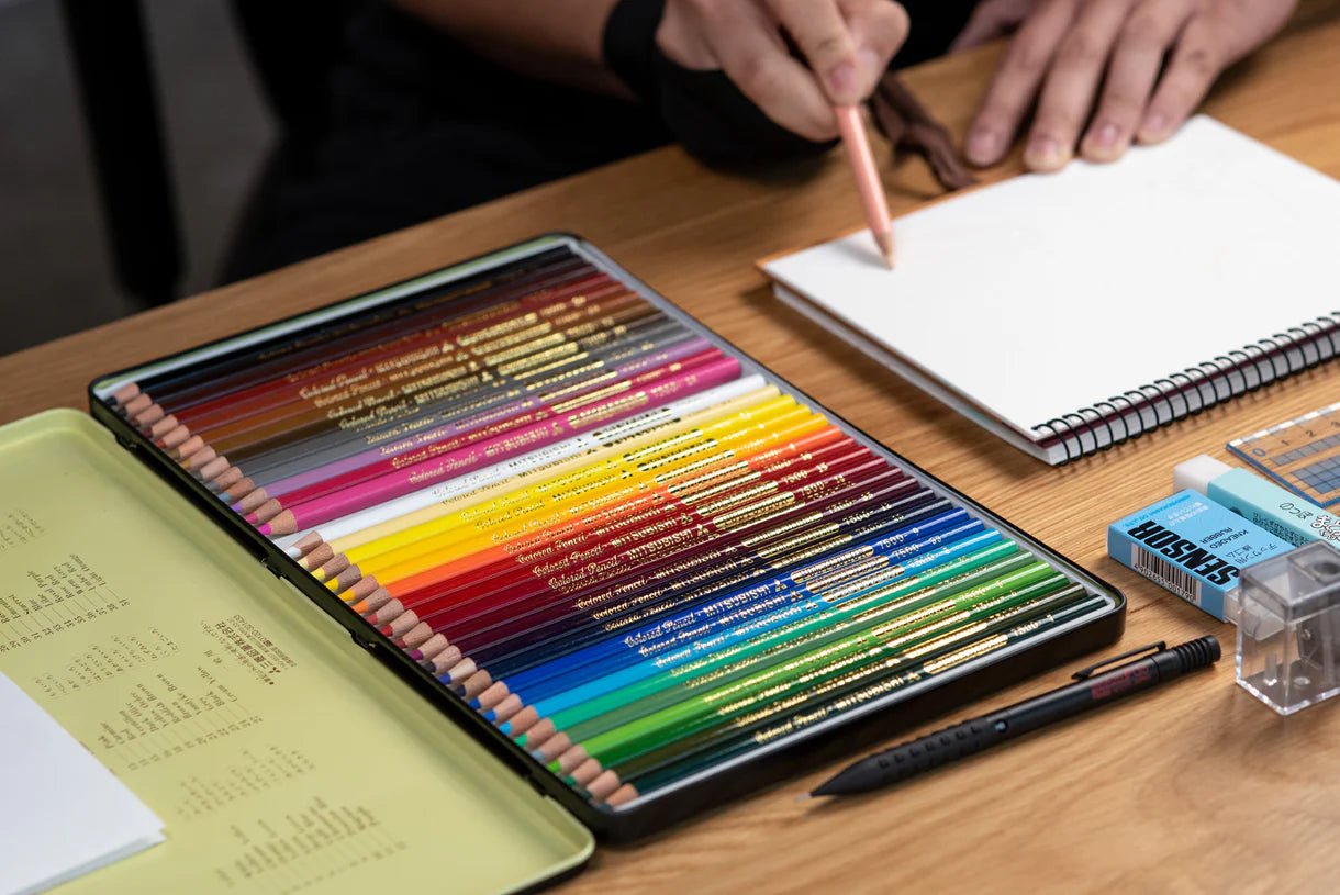 Mitsubishi Polycolor Colored Pencils / 36 Colors