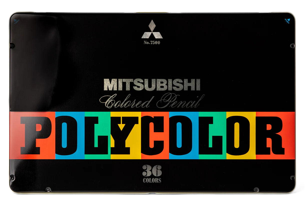 Mitsubishi Polycolor Colored Pencils / 36 Colors