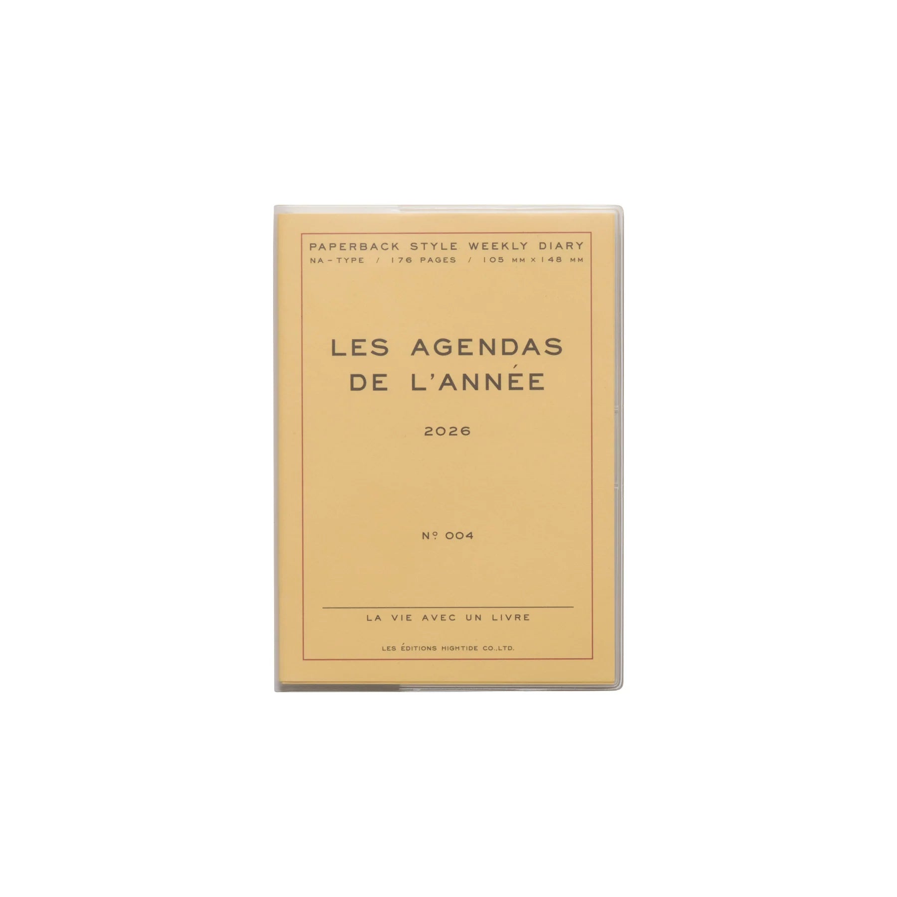2026 Weekly Planner Poche A6 / Cream