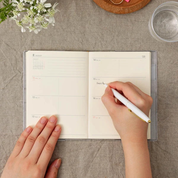 Hightide 2027 Weekly Diary / Poche A6 Block / Pink