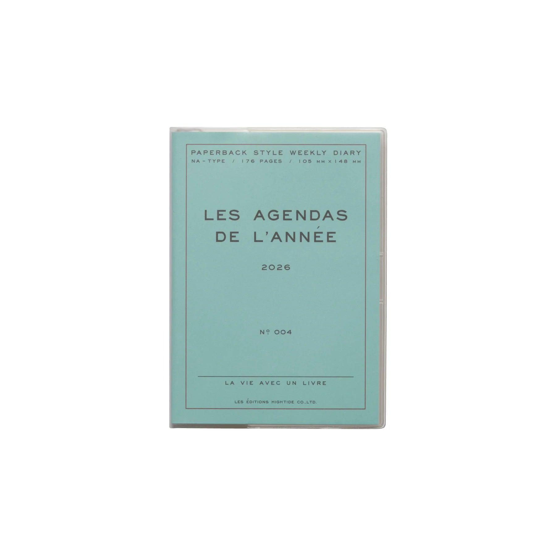 2026 Weekly Planner Poche A6 / Mint