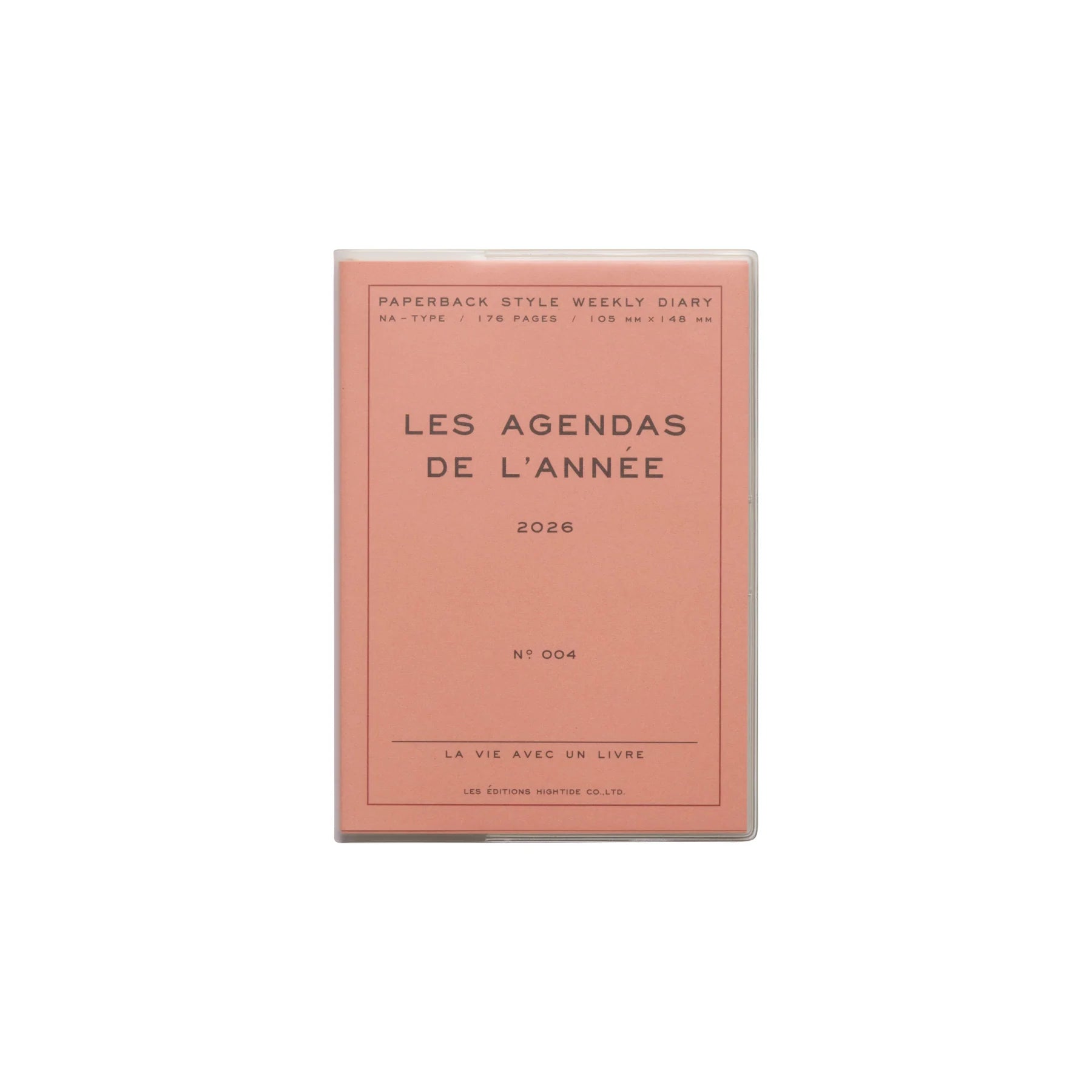 2026 Weekly Planner Poche A6 / Pink