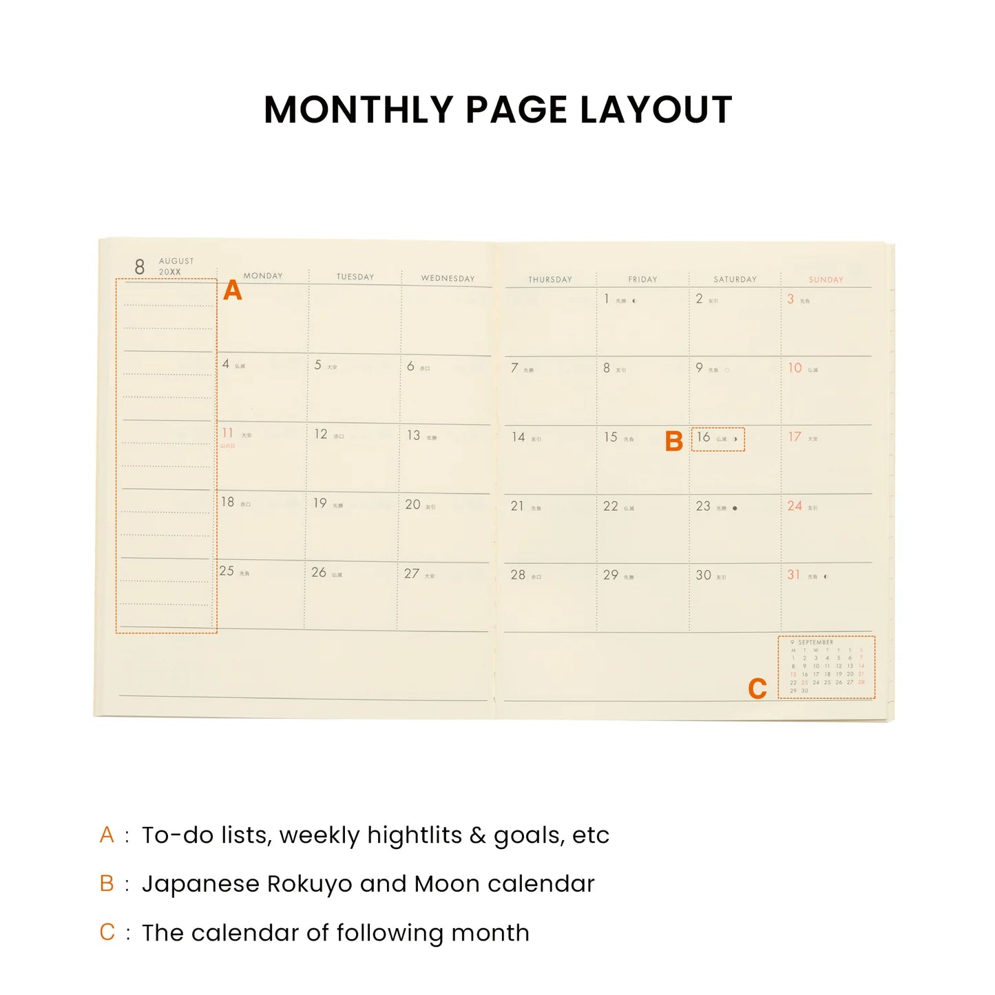 Nahe Square 2026 Planner / Silver