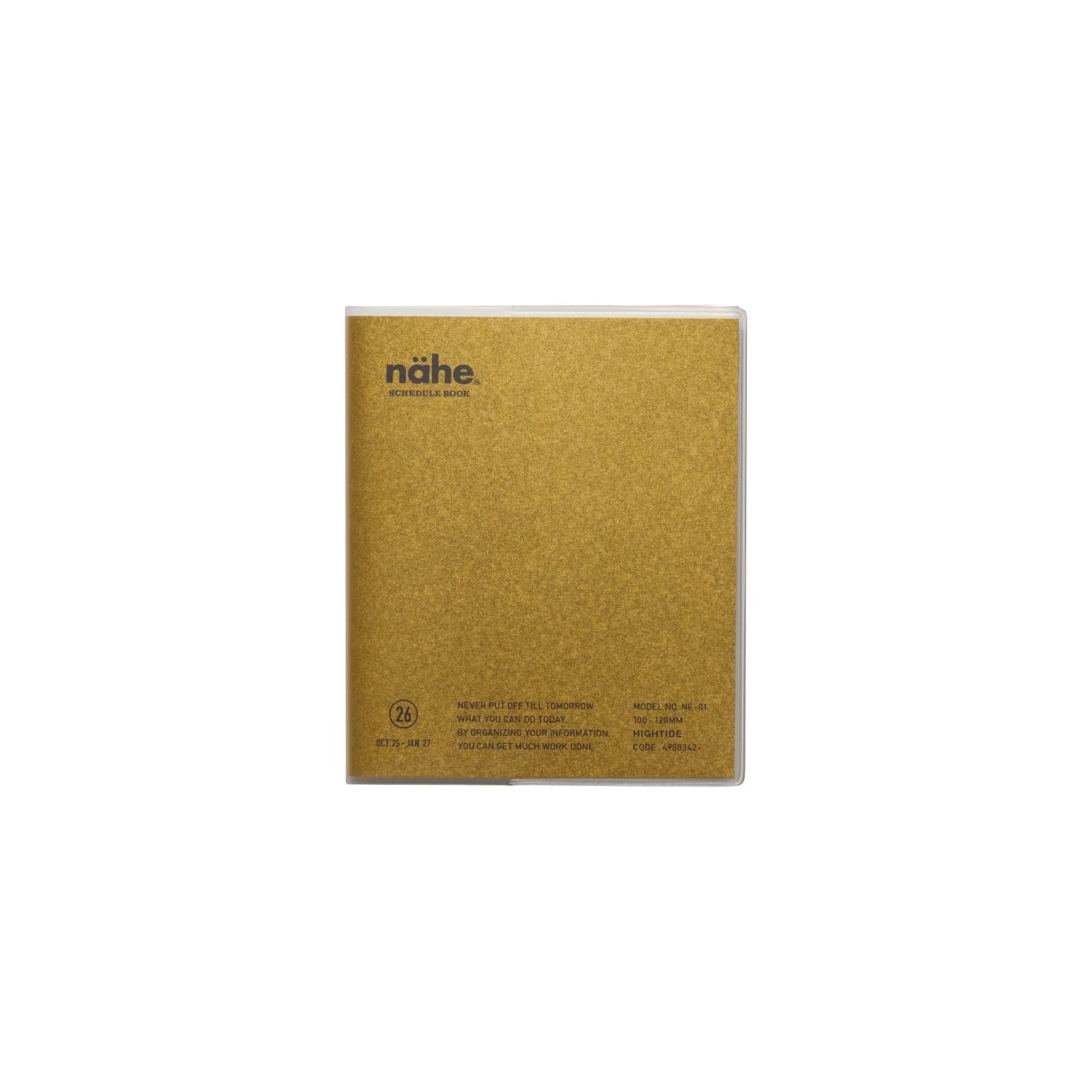 Nahe Square 2026 Planner / Gold
