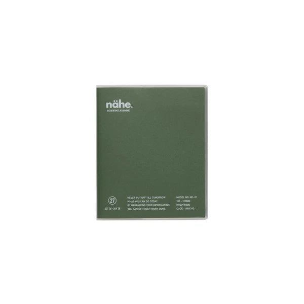 Hightide 2027 Weekly Diary Nahe Square / Green