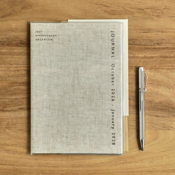 Hightide 2027 Monthly Square Diary / coton A5 / Blue