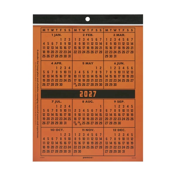 Hightide 2027 Calendar / A4