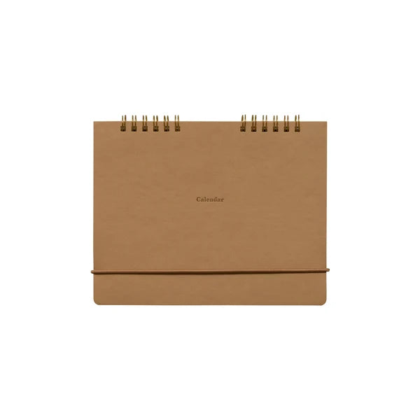 Hightide 2027 Lepre Desk Calendar / Dark Beige
