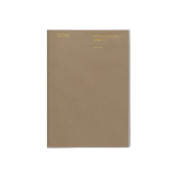 Hightide 2027 Monthly Diary / Papillon B6 / Beige