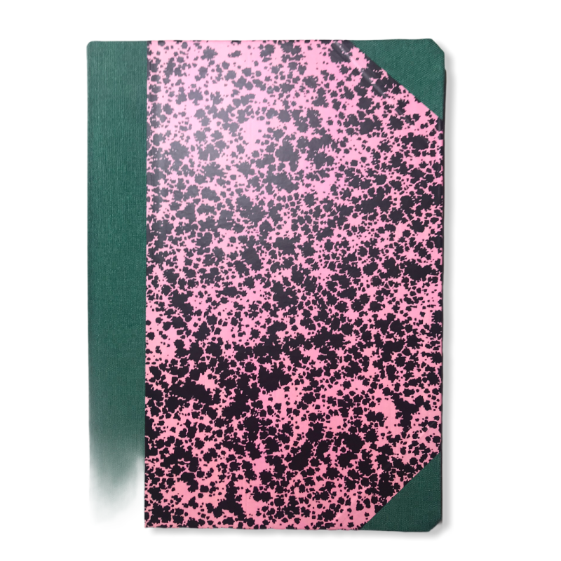 Emilio Braga Cloth Color Cloud Notebook / A5 / Blank / Garden