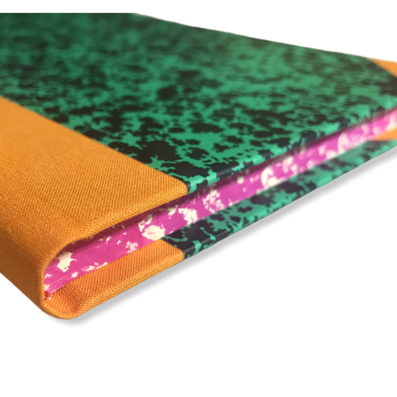 Emilio Braga Cloth Color Cloud Notebook / A5 / Blank / Green