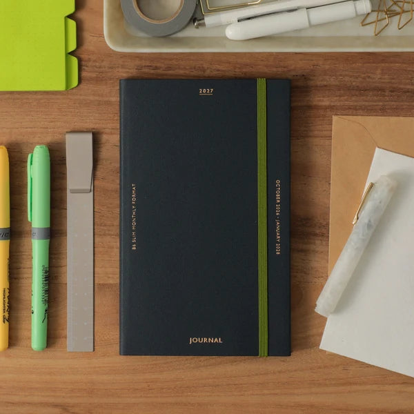 Hightide 2027 Monthly Diary / Katy B6 Slim / Green