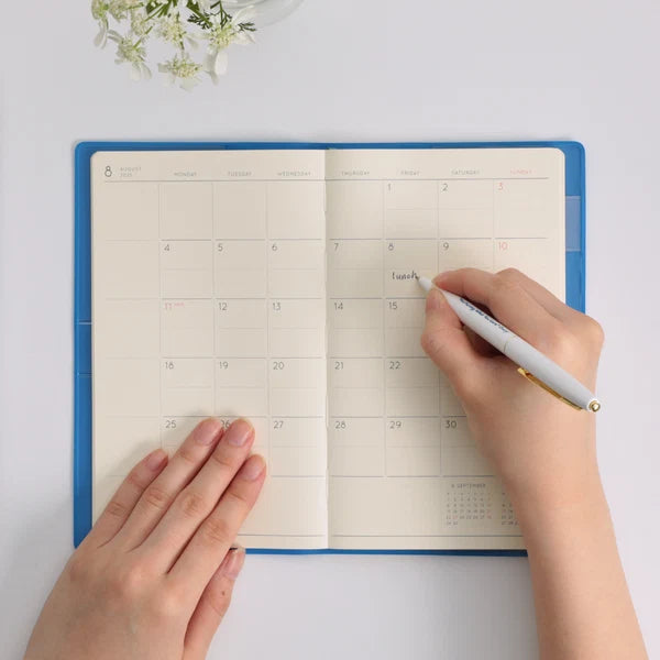 Hightide 2027 Monthly Diary / Shine B6 Slim / Blue
