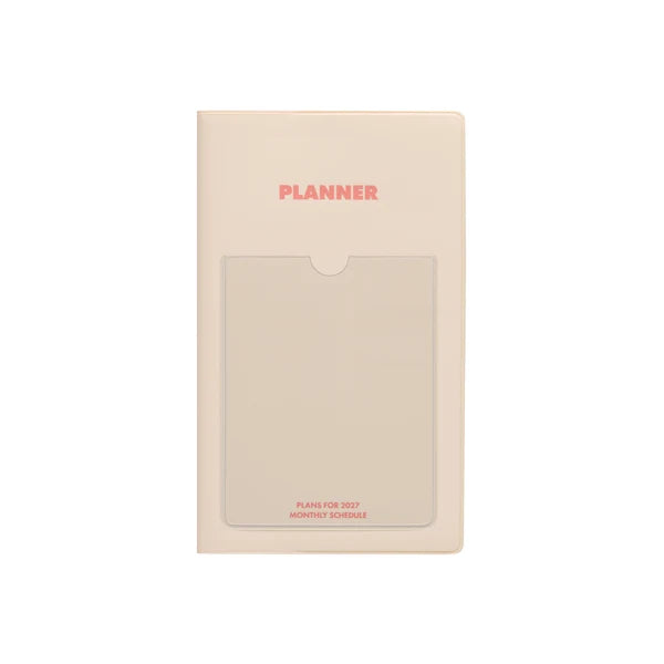 Hightide 2027 Monthly Diary / Shine B6 Slim / Pink