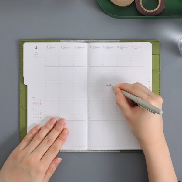 Hightide 2027 Weekly Diary / Calm B6 Slim Vertical / Beige