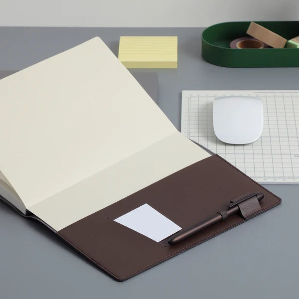 Hightide 2027 Weekly Diary / Calm B6 Slim Vertical / Dark Brown