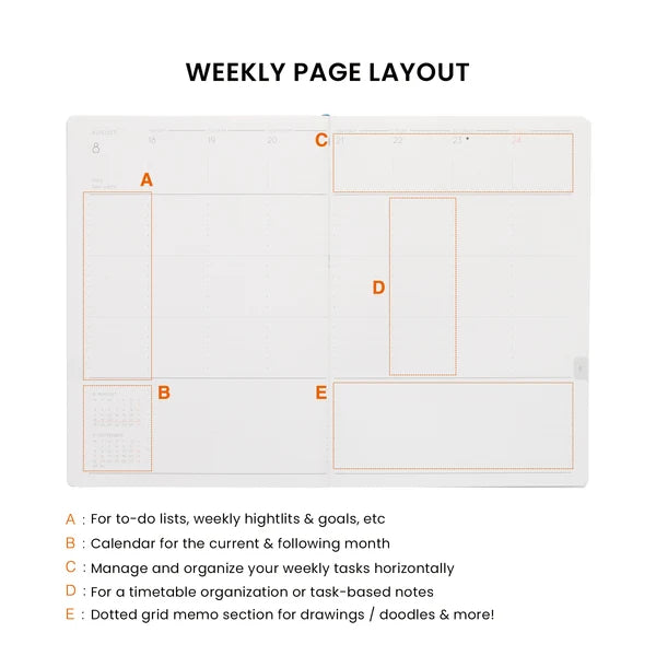 Hightide 2027 Diary Refill / NT Type