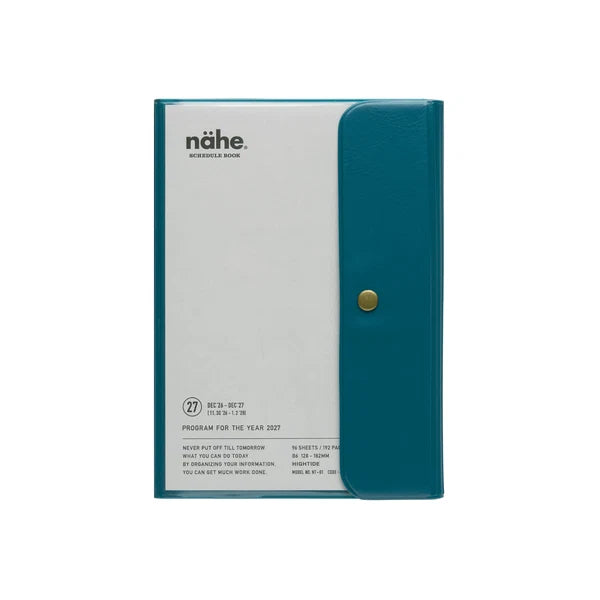 Hightide 2027 Weekly Diary / Nahe B6 Free / Blue