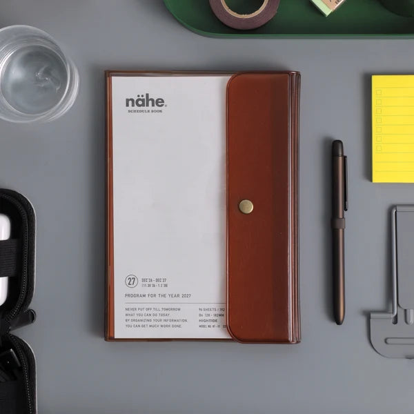 Hightide 2027 Weekly Diary / Nahe B6 Free / Clear Brown