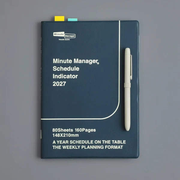 Hightide 2027 Weekly Diary Minute Manager / A5 LEFT / Gray