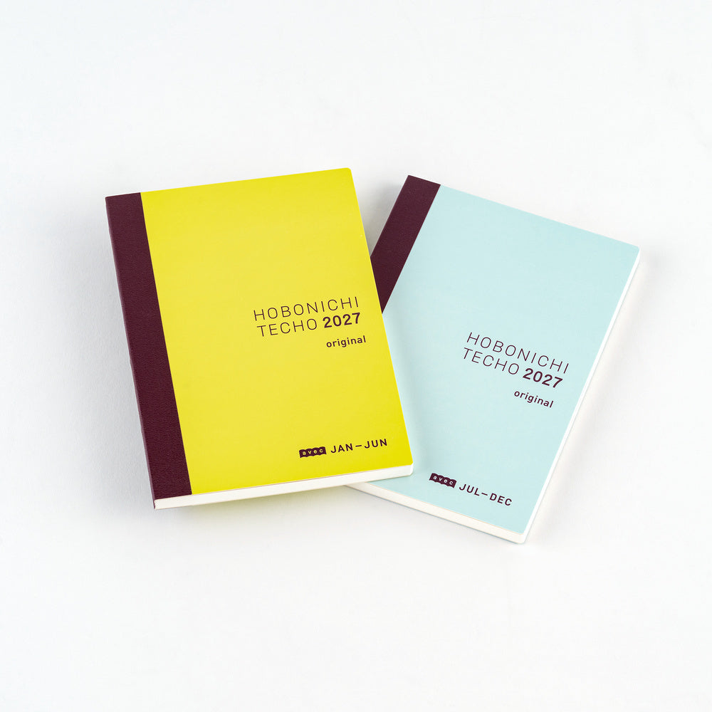 Hobonichi Techo 2027 / A5 Cousin Avec Book / Japanese / 2-Book Set