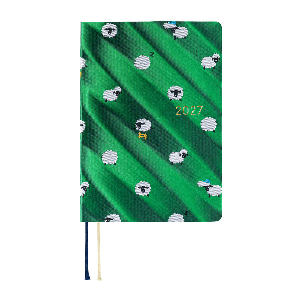 Hobonichi Techo Hon / A6 / Bow & Tie: Sheep Sheep Sheep