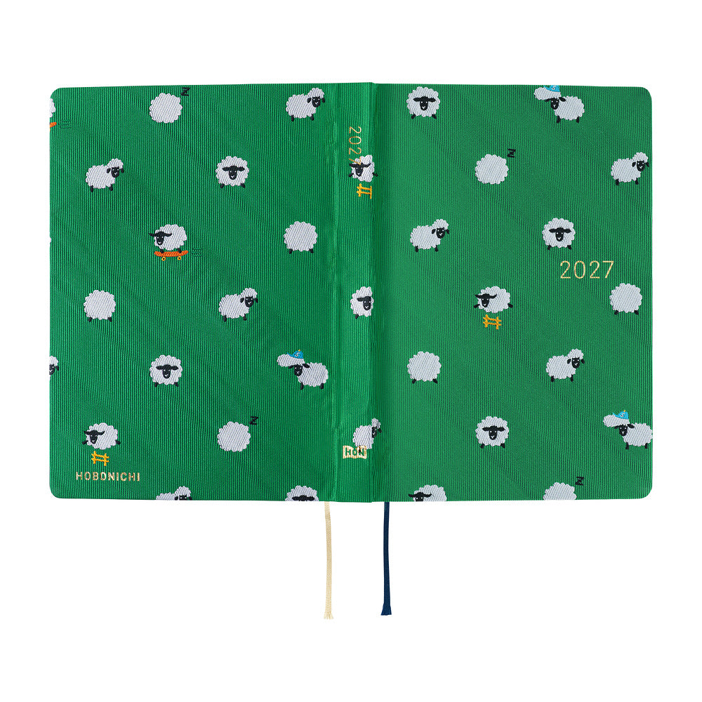 Hobonichi Techo Hon / A6 / Bow & Tie: Sheep Sheep Sheep