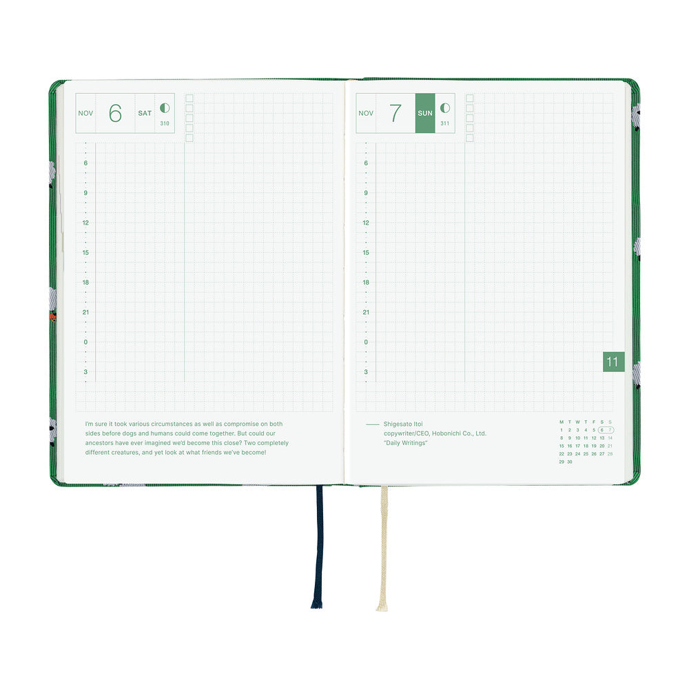 Hobonichi Techo Hon / A5 / Bow & Tie: Sheep Sheep Sheep