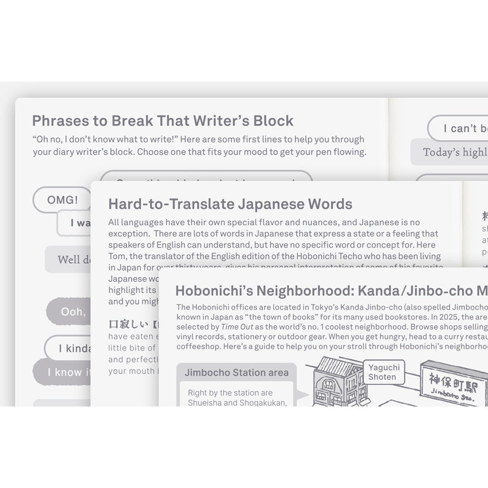 Hobonichi Techo 2027 / A6 Original Book / English