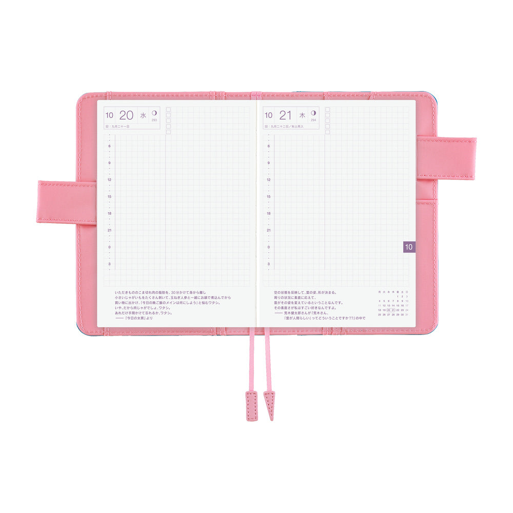 Hobonichi Techo Cover / A6 / Blue Parasol