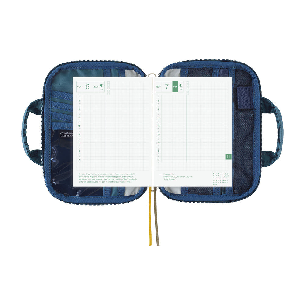 Hobonichi Techo Cover / A6 / POTR: Stride / Peacock Blue