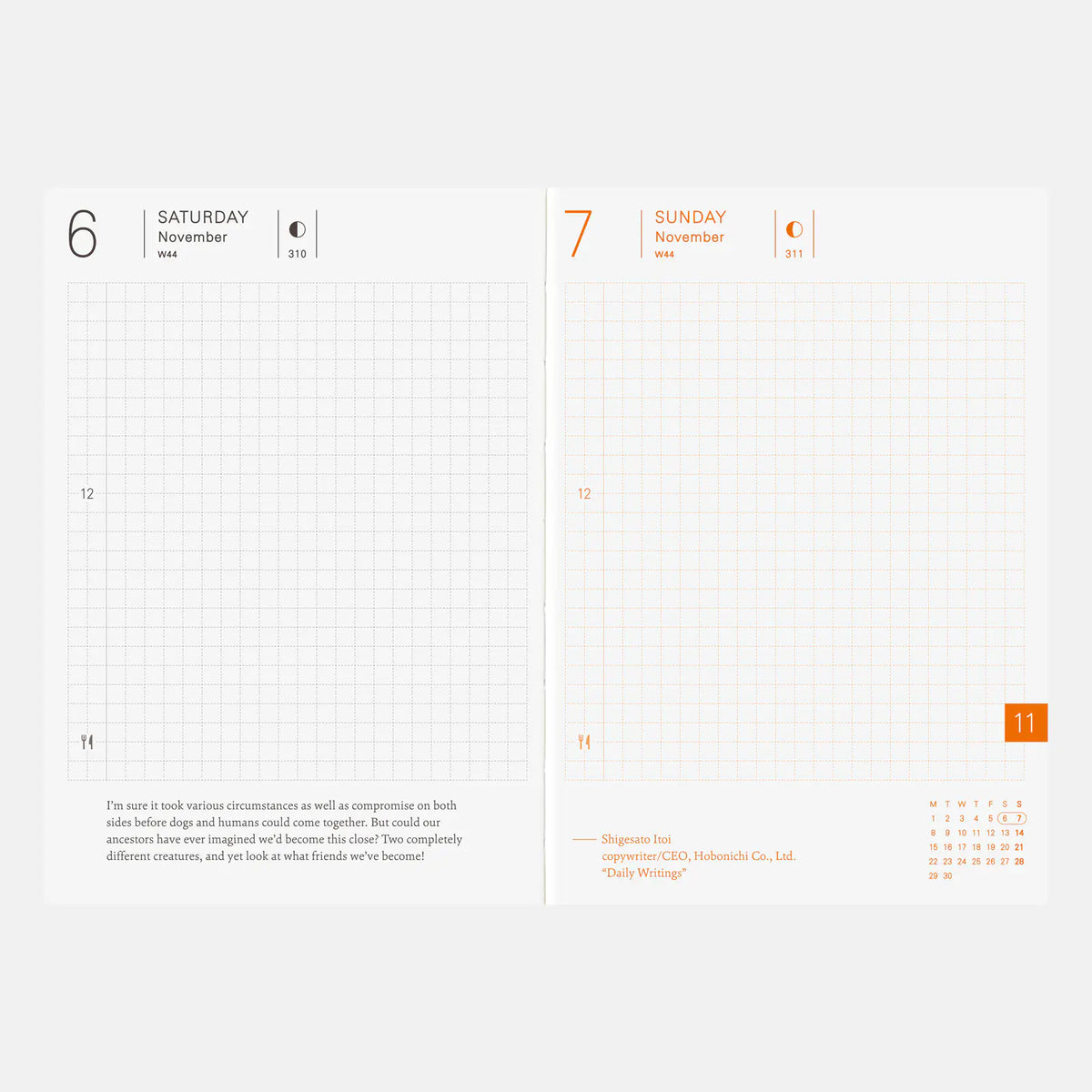 Hobonichi Techo 2027 / A6 Planner Book / English