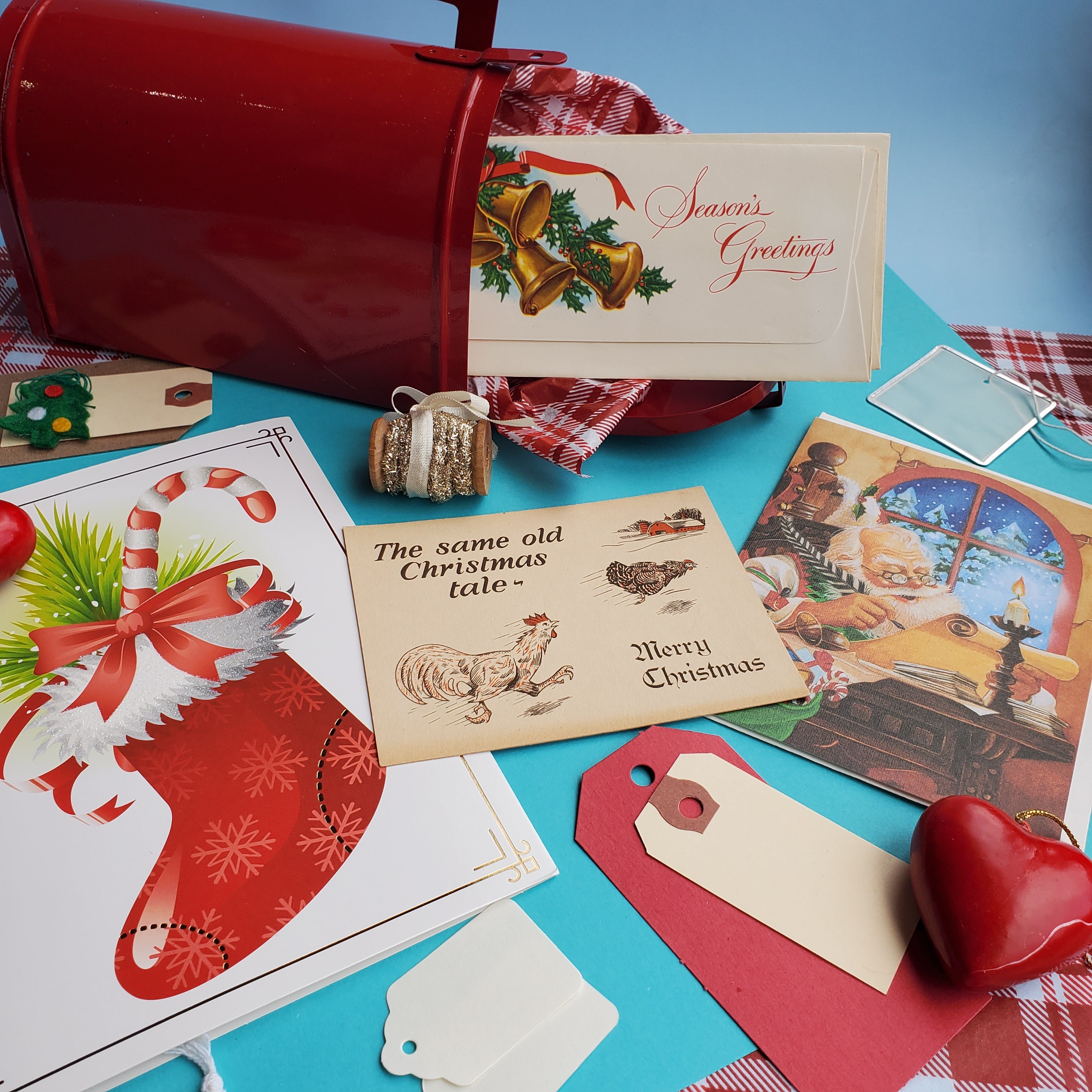 Vintage Holiday Card Mystery Pack