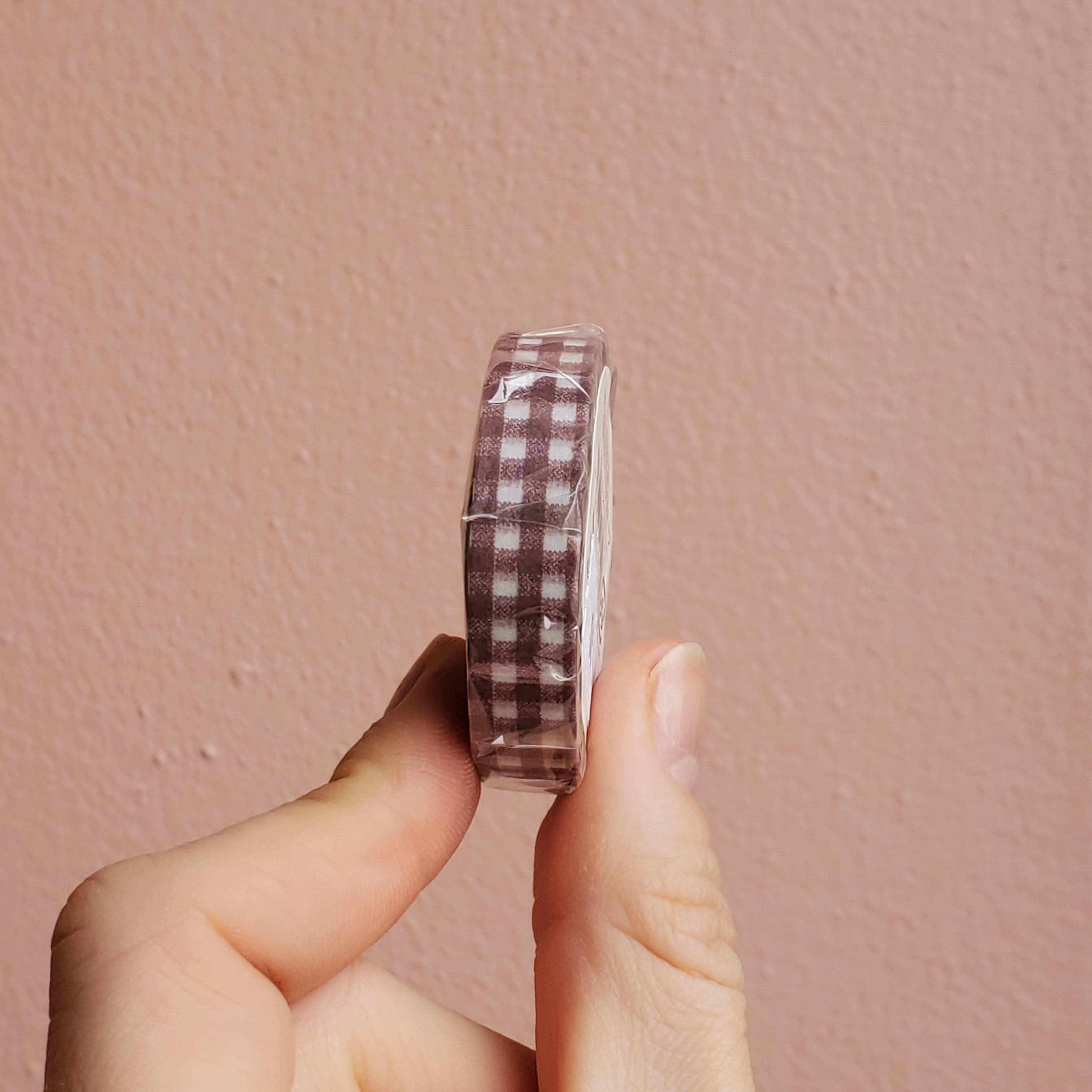Classiky Masking Tape / Purple-Gray Gingham