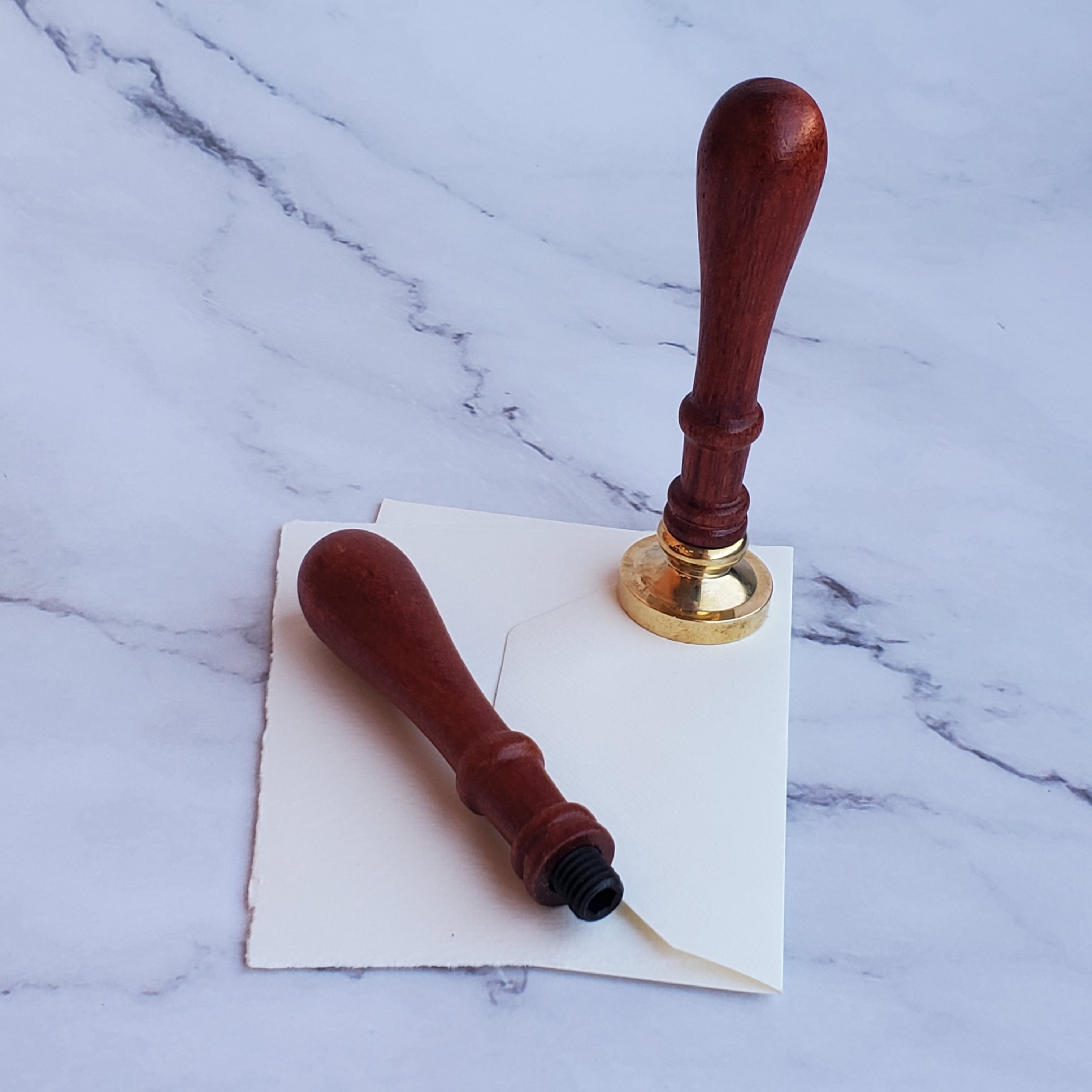 Red Wood Wax Seal Handles