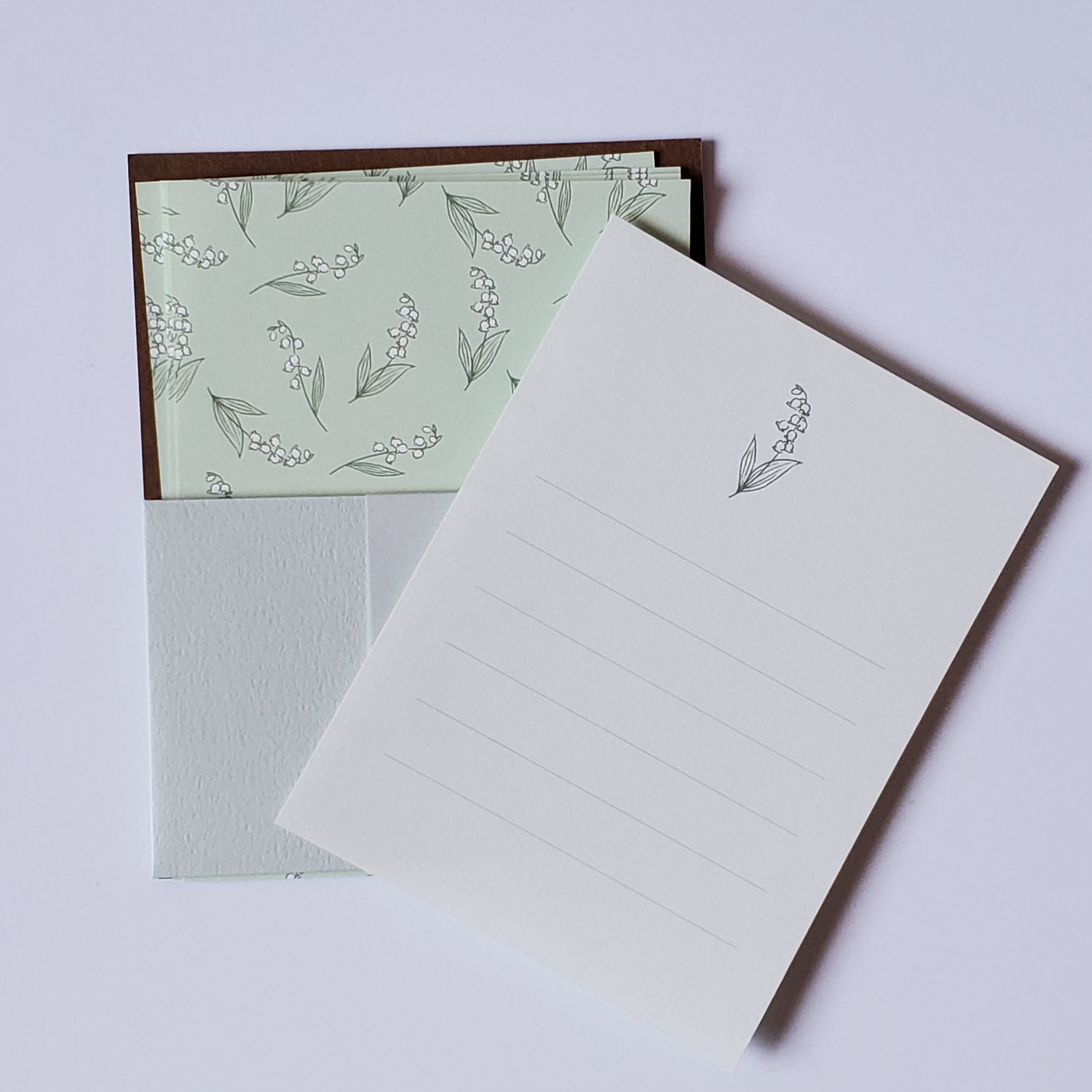 Everyday Mini Letter Set / Lily of the Valley