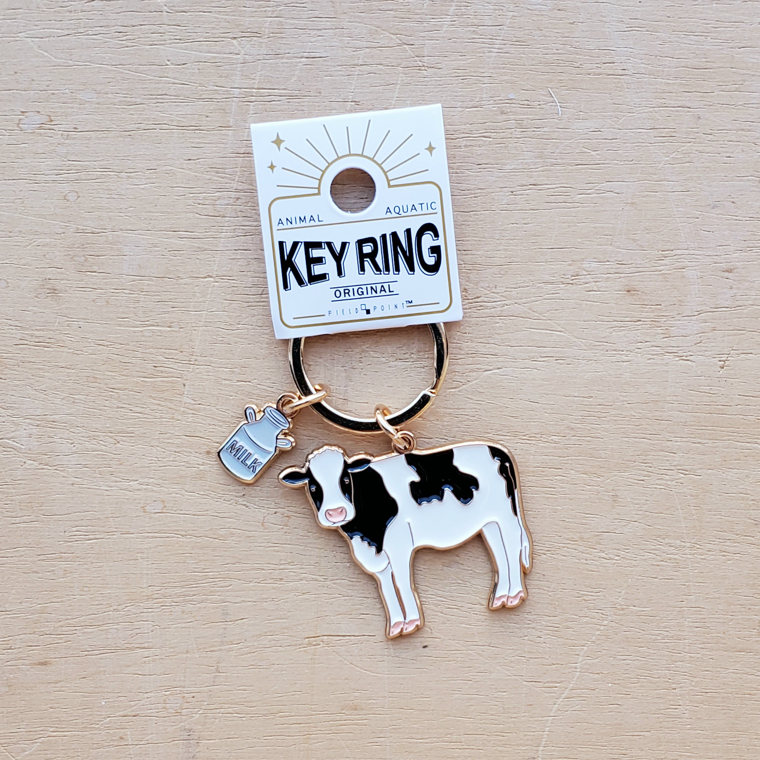 Cow Keychain