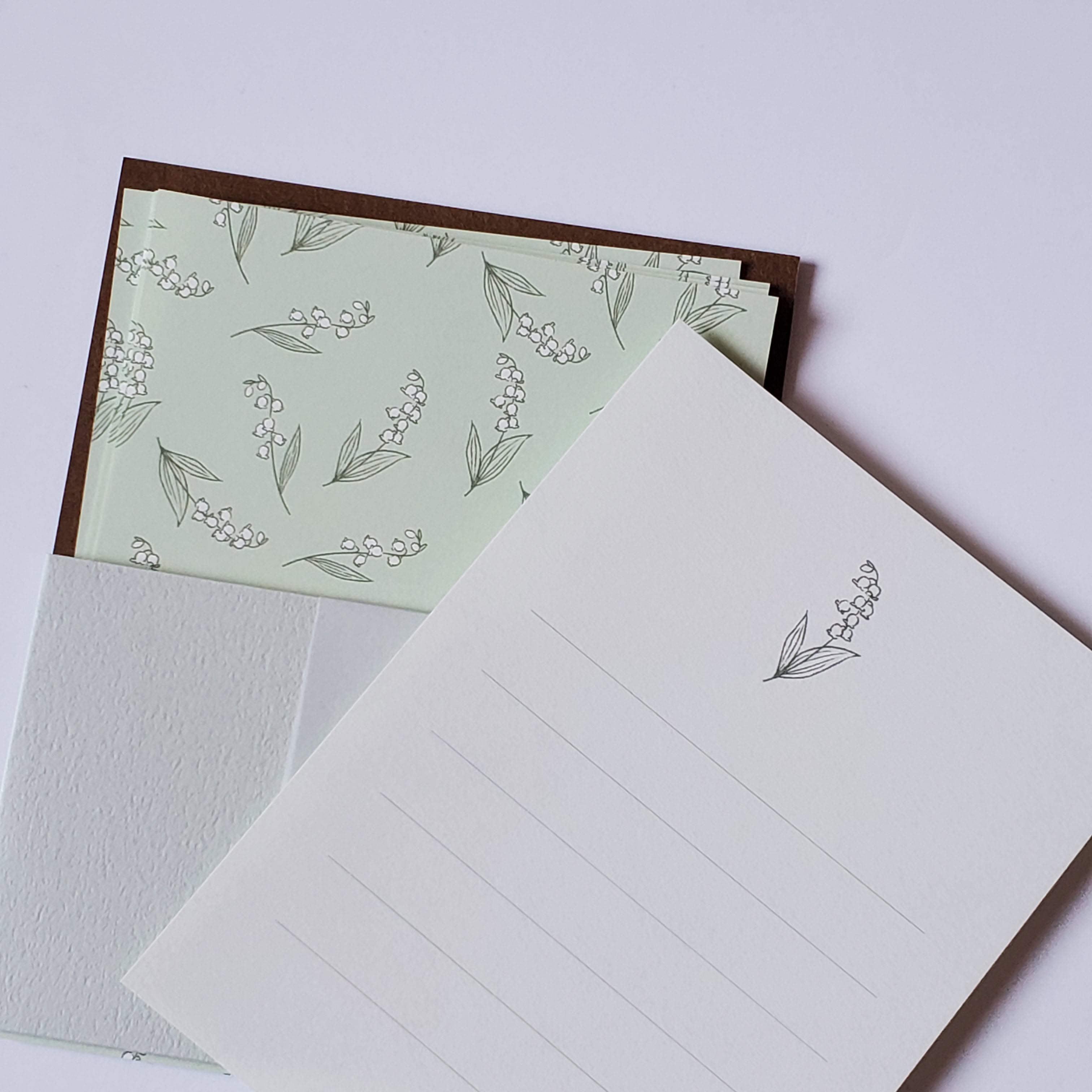 Everyday Mini Letter Set / Lily of the Valley