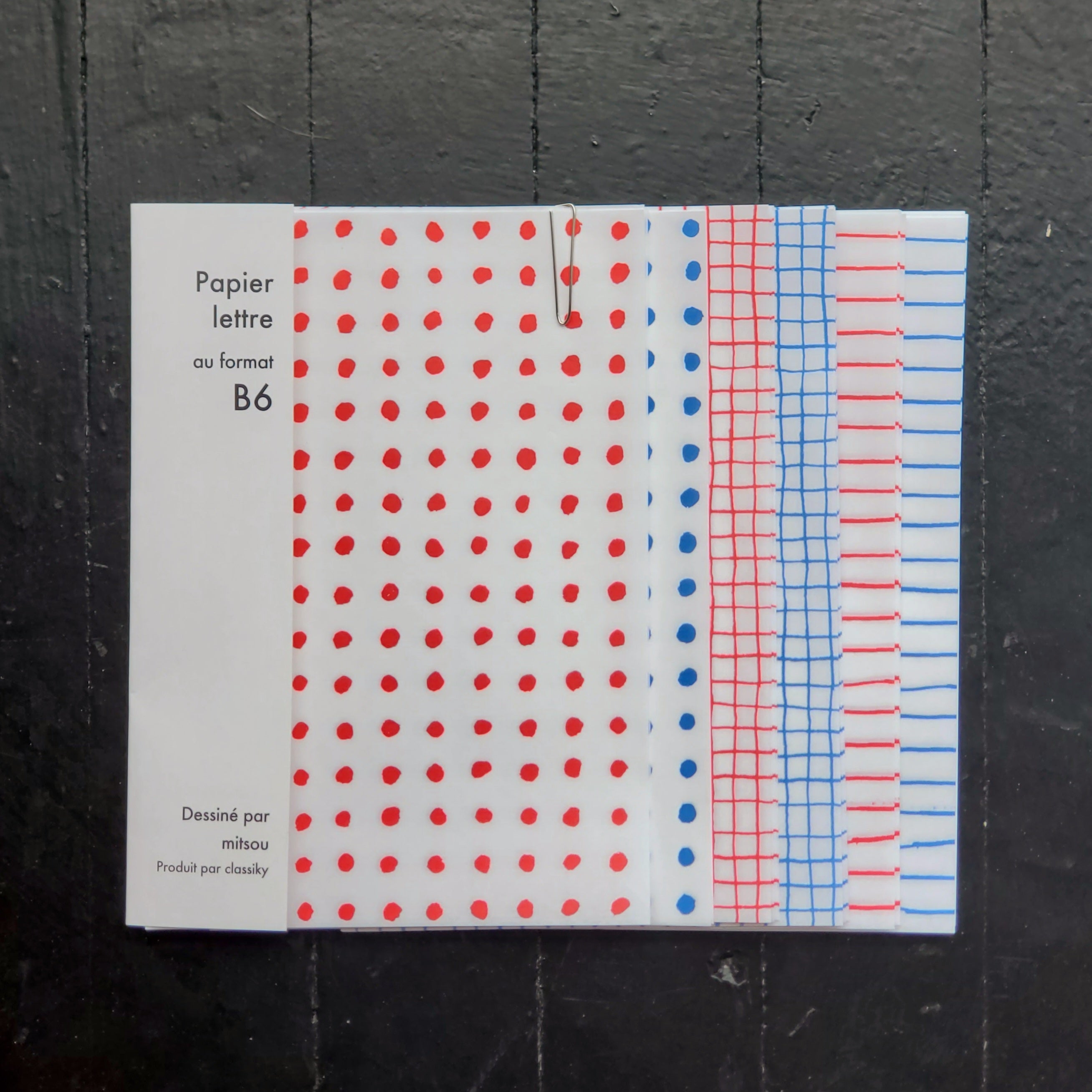 Classiky Mitsou B6 Memo Paper Set