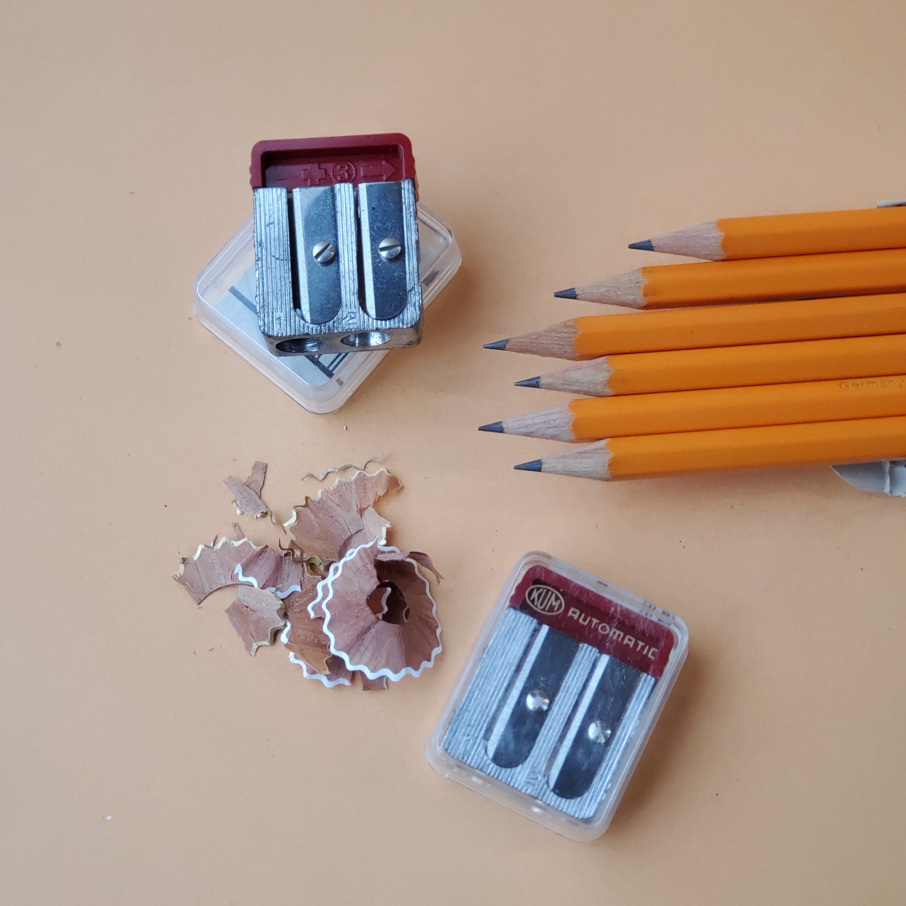 Vintage Automatic 3 Two Blade Pencil Sharpener in Box