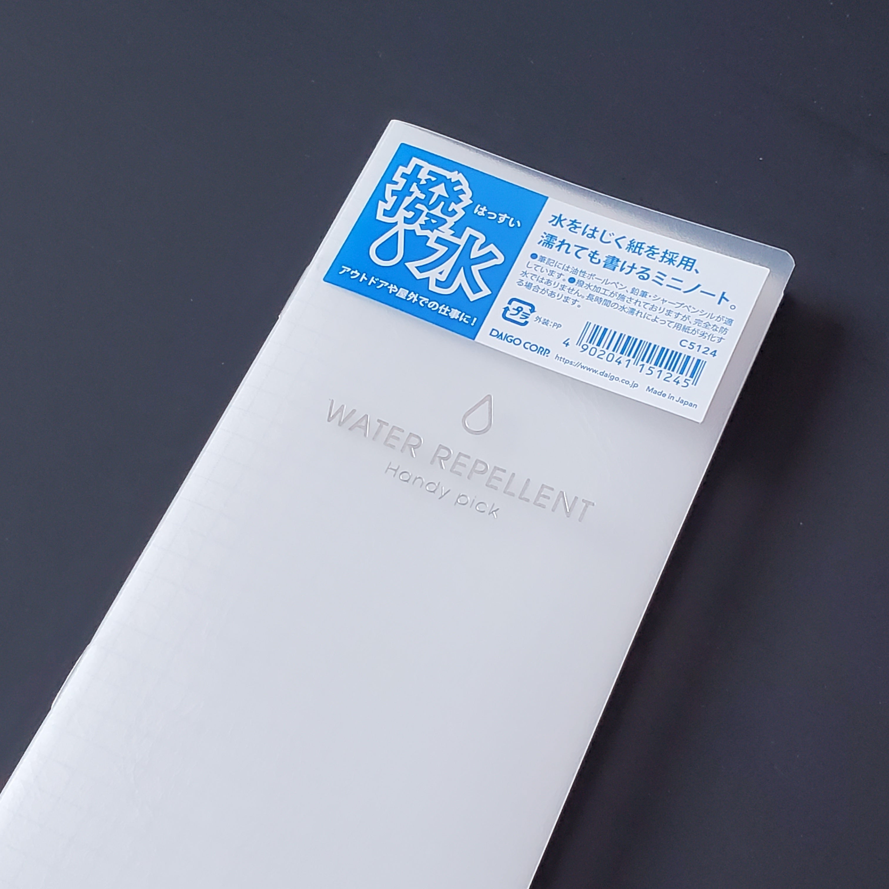 Daigo Water Repellant Notebook / Clear