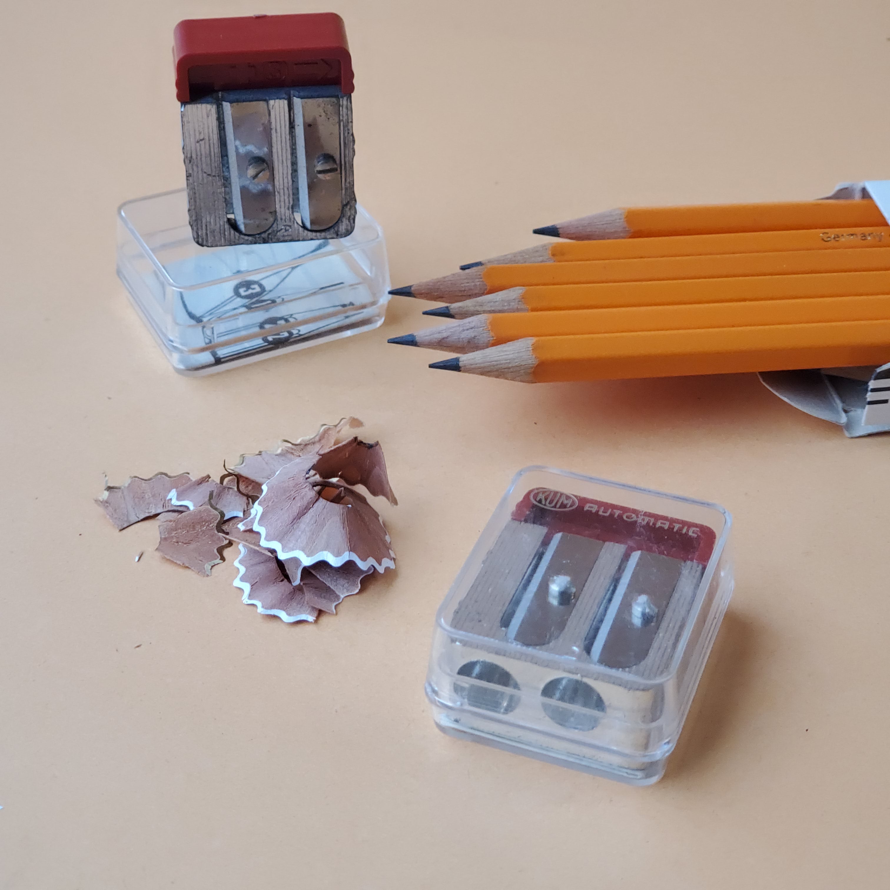 Vintage Automatic 3 Two Blade Pencil Sharpener in Box