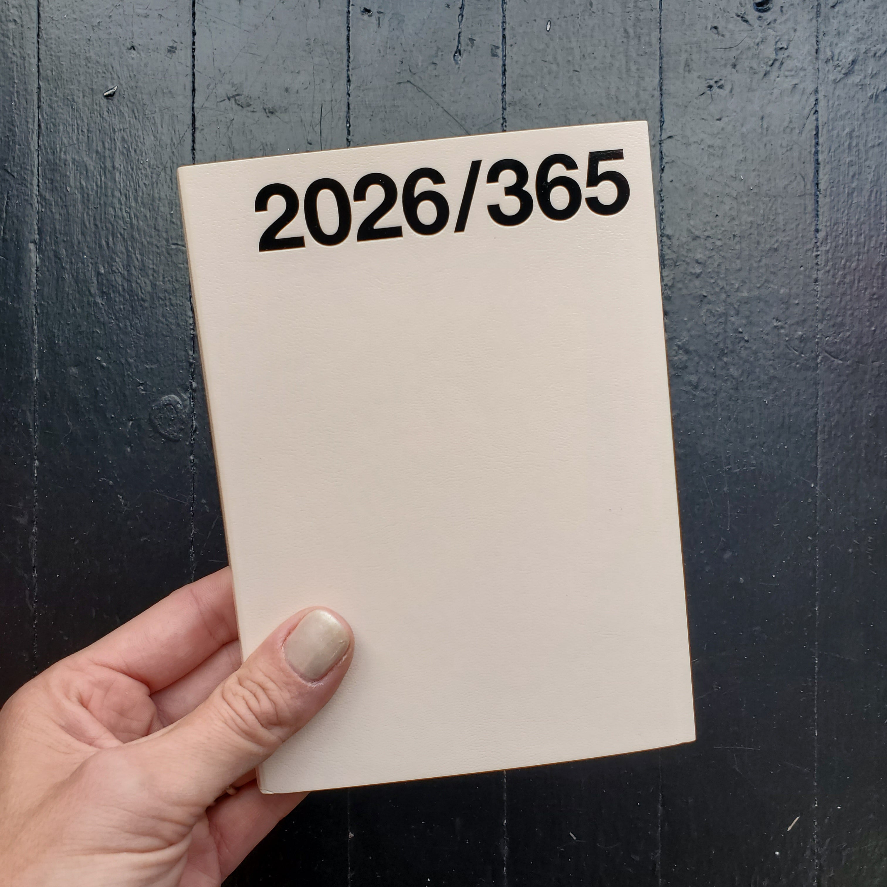 2026 Classic Planner / Powder + Black Foil / Marjolein Delhaas