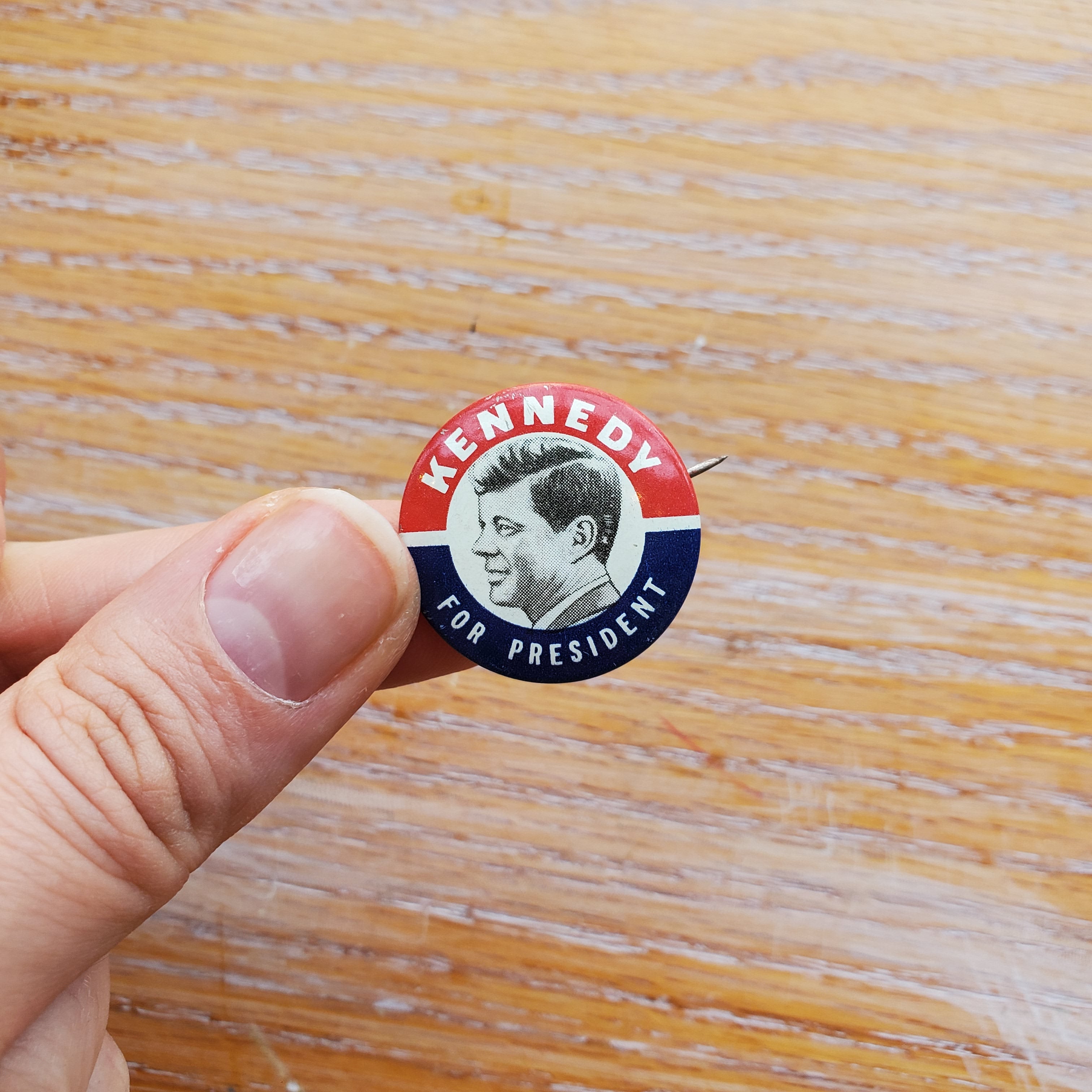 Kennedy for President Vintage Pinback Button